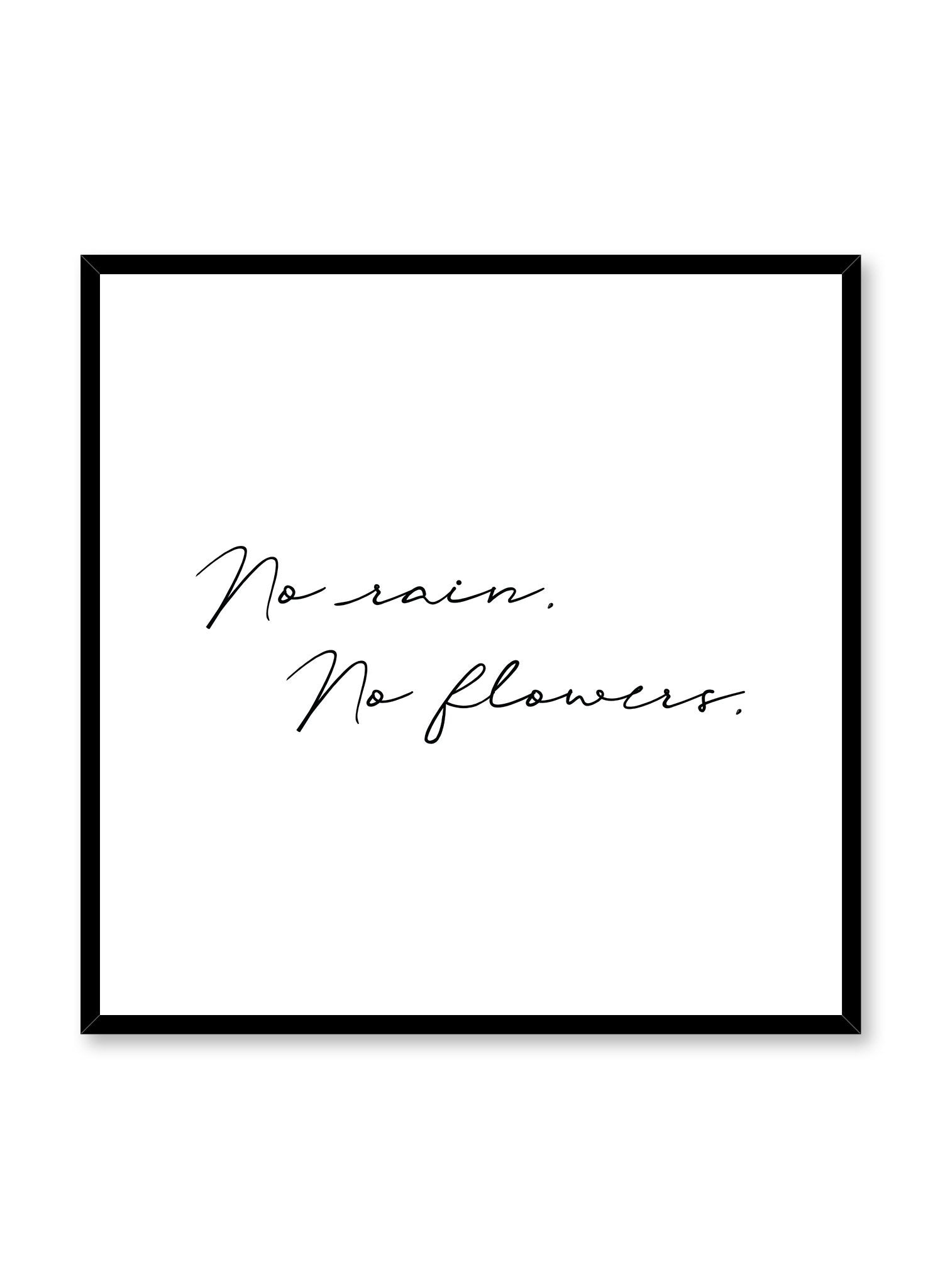 No Rain Poster - High Quality Weather Themed Wall Art for Home & Office Decor - Perfect for Living Room, Bedroom, or Classroom