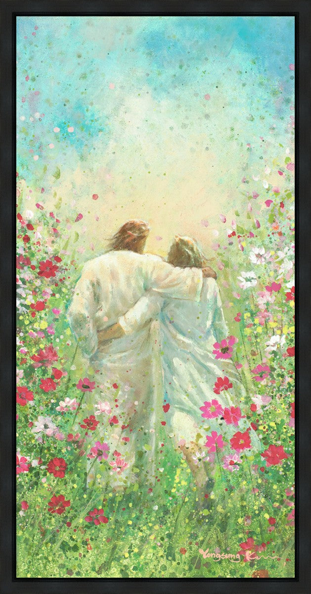 Divine Companion Gallery Wrap Canvas Art - Handmade Wall Decor for Living Room, Bedroom & Office - Perfect Gift for Home Decor & Housewarming