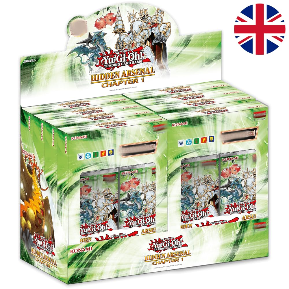 Yu-Gi-Oh! TCG Hidden Arsenal Chapter 1 Trading Card Game Booster Pack - Collectible Cards for Deck Building & Competitive Play
