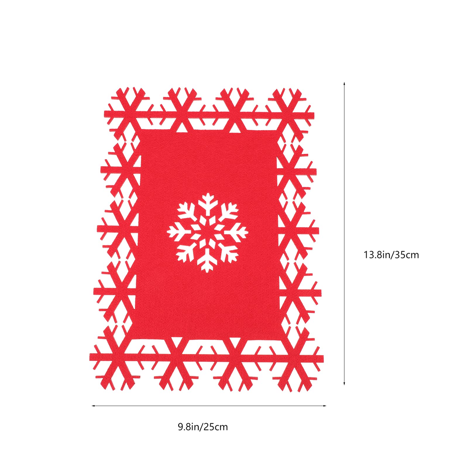 12pcs Christmas Placemats & Coasters Set - Funny Holiday Dining Table Mats, Cup Holders for Car, Coffee Coasters - Perfect for Party Decor, Tablecloth, Dining Table, Hot Pads, Trivets, Felt Tea Coasters - Great for Halloween & Christmas Celebrations