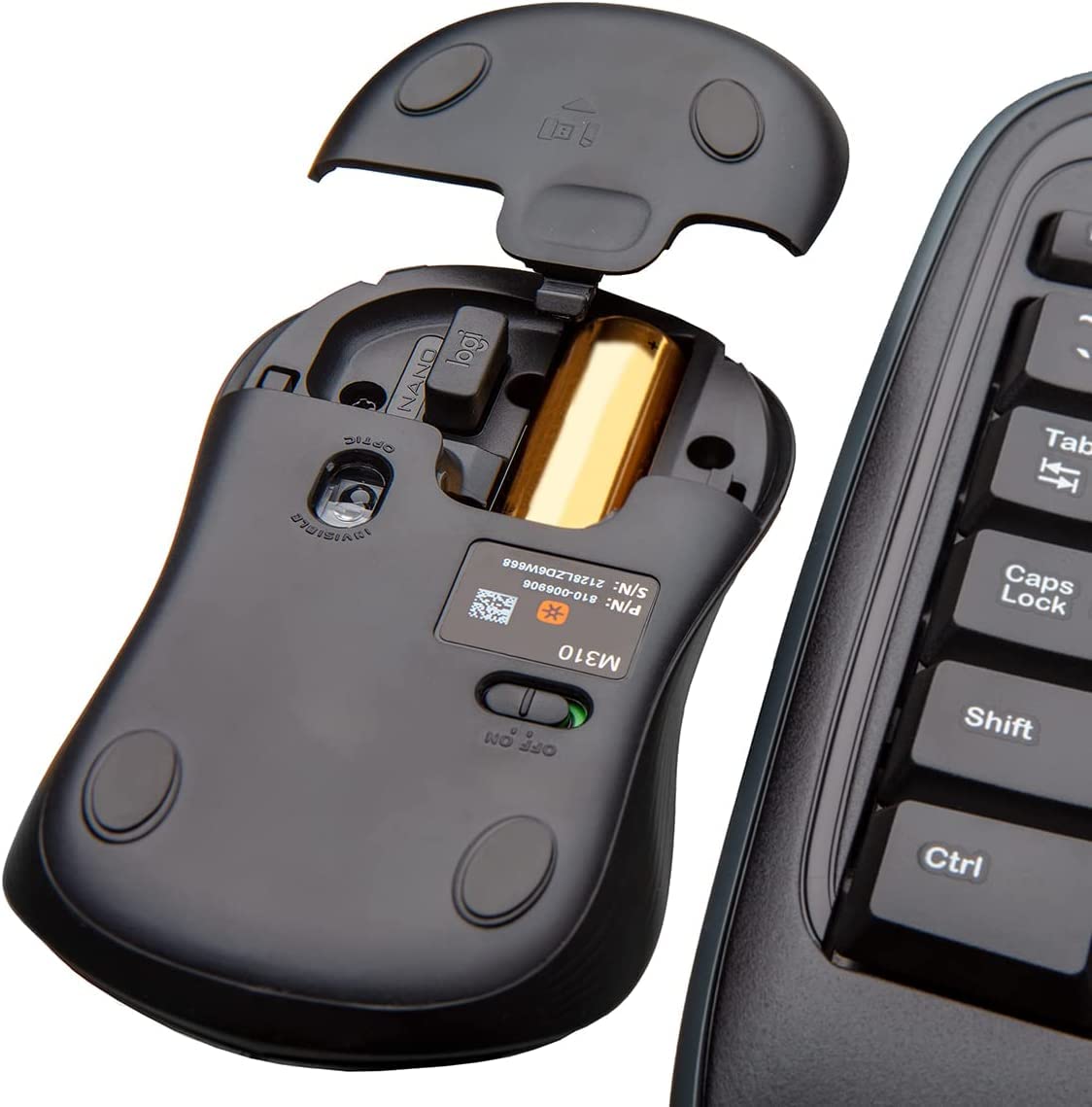 Logitech MK335 Wireless Keyboard and Mouse Combo - Full-Size Layout, Quiet Keys, 3-Year Battery Life (Renewed) | Perfect for Home Office, Gaming & Remote Work