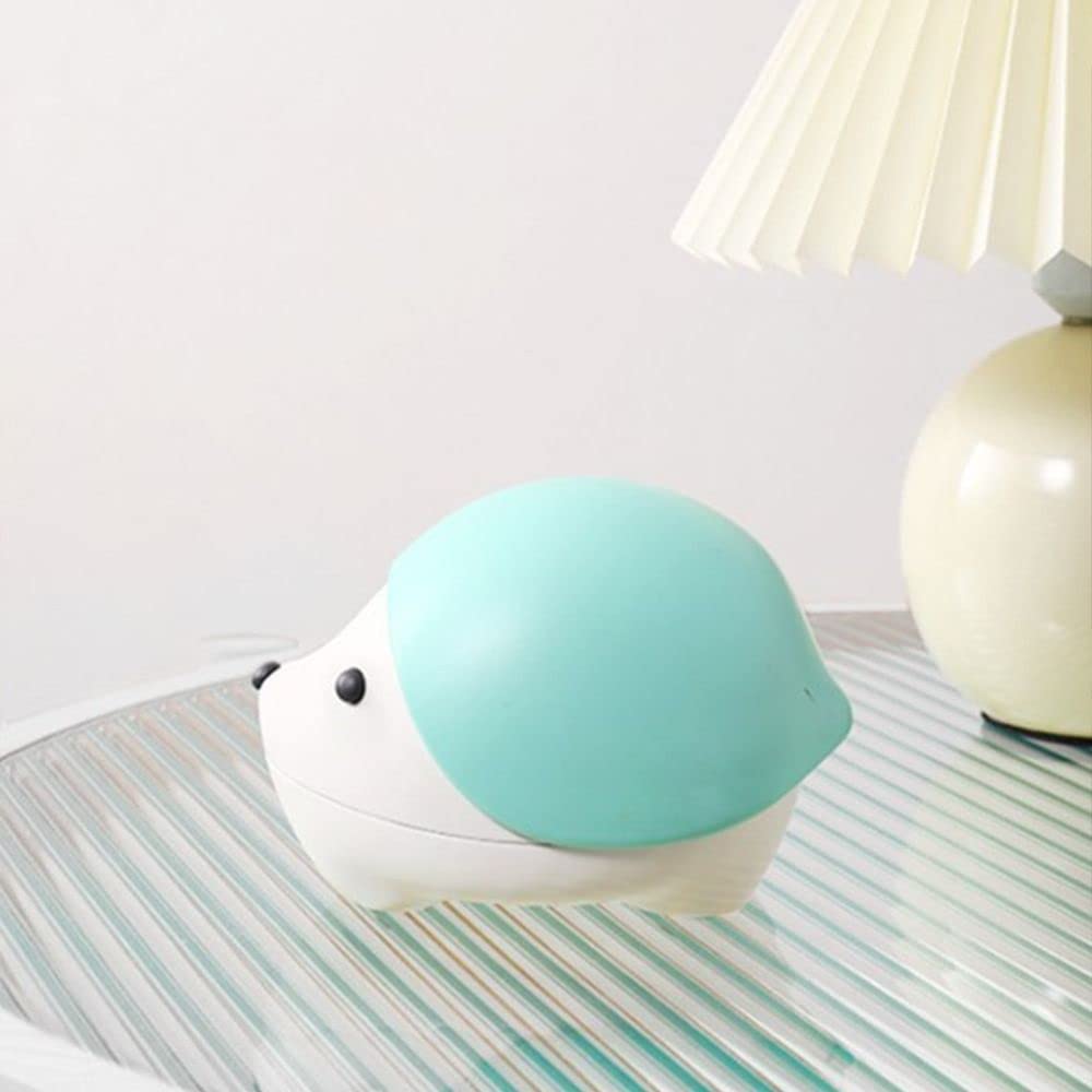 Funny Hedgehog-Shaped Magnetic Paper Clip Dispenser & Holder - Yellow Office Organizer for Pins, Clips & Metal Parts - Perfect for Home, Office & School Desks
