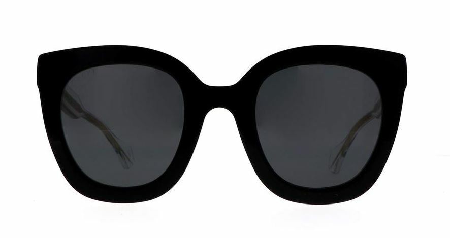 Gucci GG 0564 S 001 Black/Crystal Sunglasses