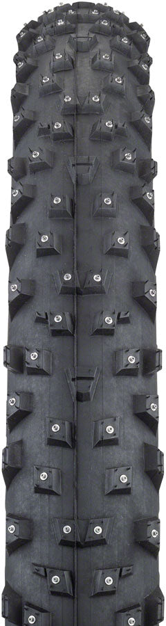 45NRTH Wrathchild Winter Bike Tire 27.5 x 3.0 Tubeless Black 60TPI with 252 Concave Carbide Studs - Extreme Traction for Snow & Ice Cycling, Mountain Biking in Cold Conditions