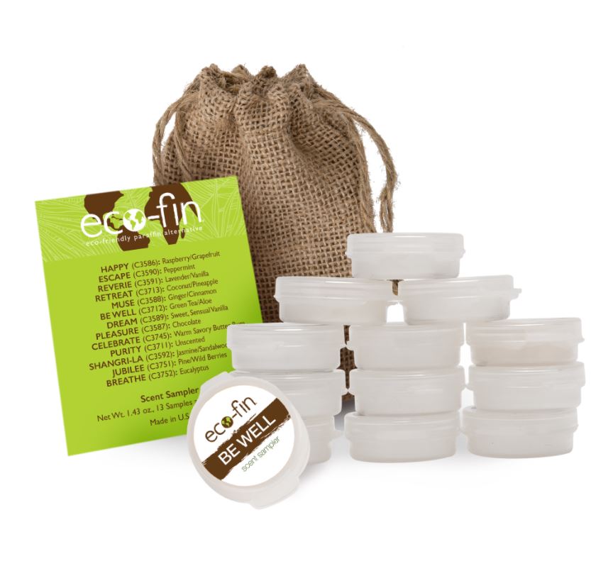 Eco Fin Scent Sampler - Natural Bamboo Essential Oil Diffuser for Home & Office Aromatherapy | Perfect for Relaxation, Meditation and Stress Relief