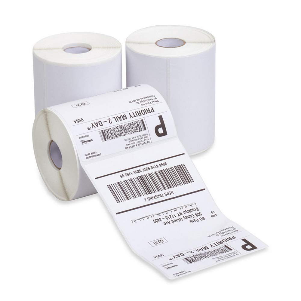 RBHK 24 Rolls 4x6 Direct Thermal Shipping Labels (250 Labels/Roll) - Compatible with Zebra Printers for Shipping, Mailing & Package Labeling - Ideal for Ecommerce, Logistics & Small Business Use