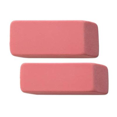 Premium Pink Pencil Erasers - 22-Pack Medium Beveled Edge Erasers for School, Office & Art Projects - High-Quality Correction Tools for Pencils, Sketching & Exams