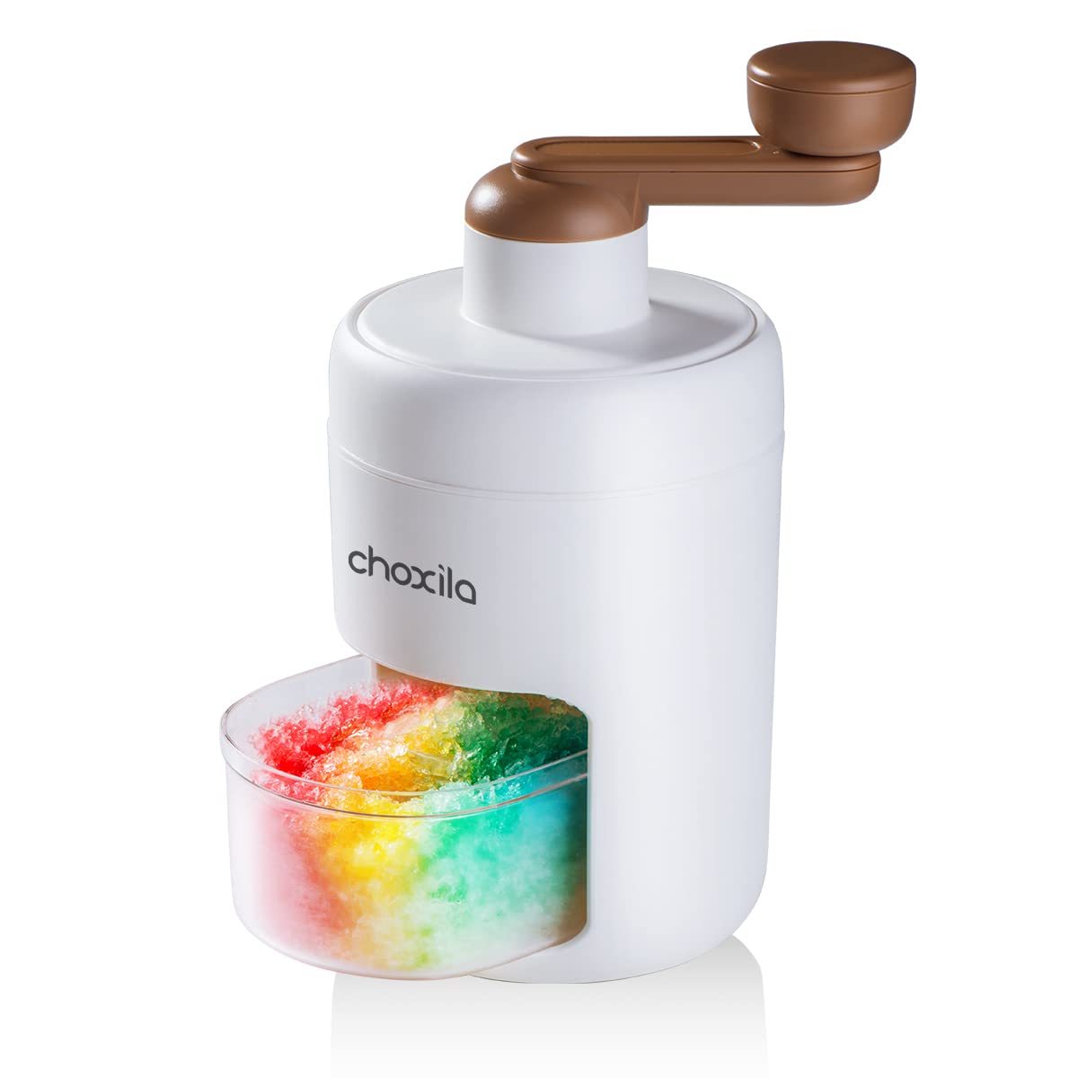 Choxila Electric Shaved Ice Maker & Snow Cone Machine - Portable Ice Crusher with Free Ice Cube Trays - BPA Free - Perfect for Home Parties, Summer Treats, and DIY Frozen Desserts