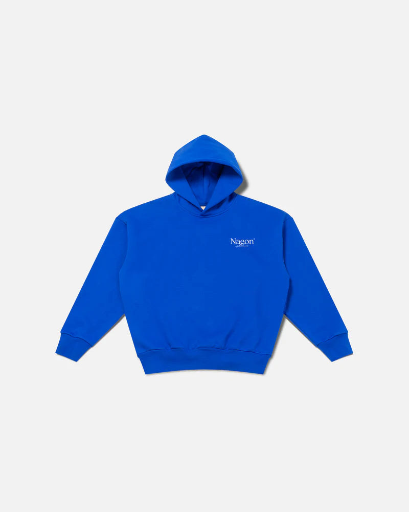 NAEON BLANC ULTRAFLEECE HOODIE COBALT BLUE - Premium Soft Fleece Pullover for Men & Women - Perfect for Outdoor Activities, Gym, and Casual Wear