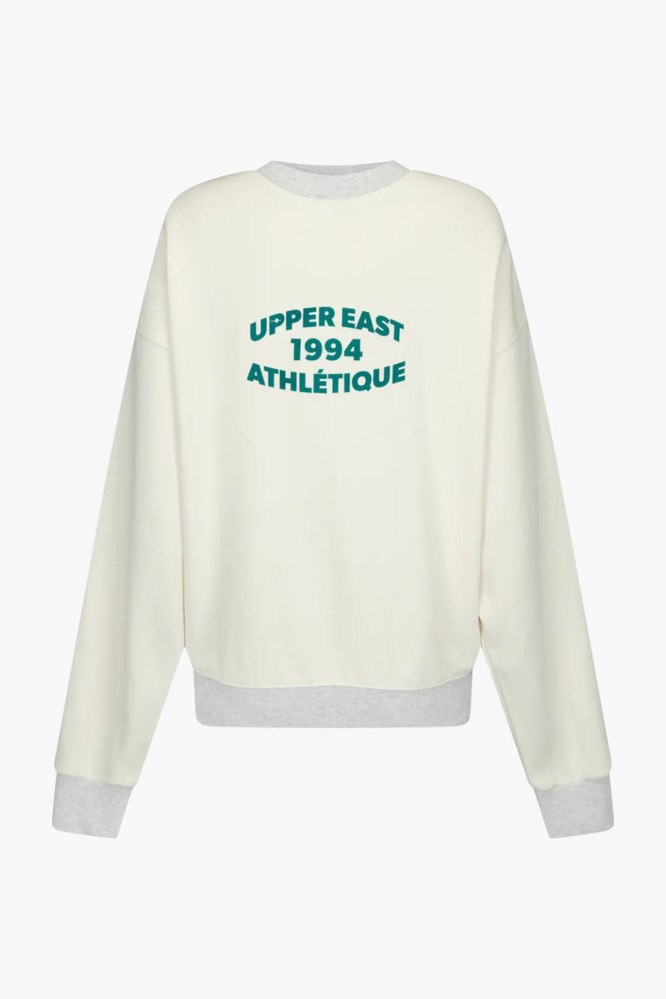 Stylish Athletique Coconut Upper East Sweatshirt - Women's Casual Pullover Hoodie for Streetwear & Loungewear