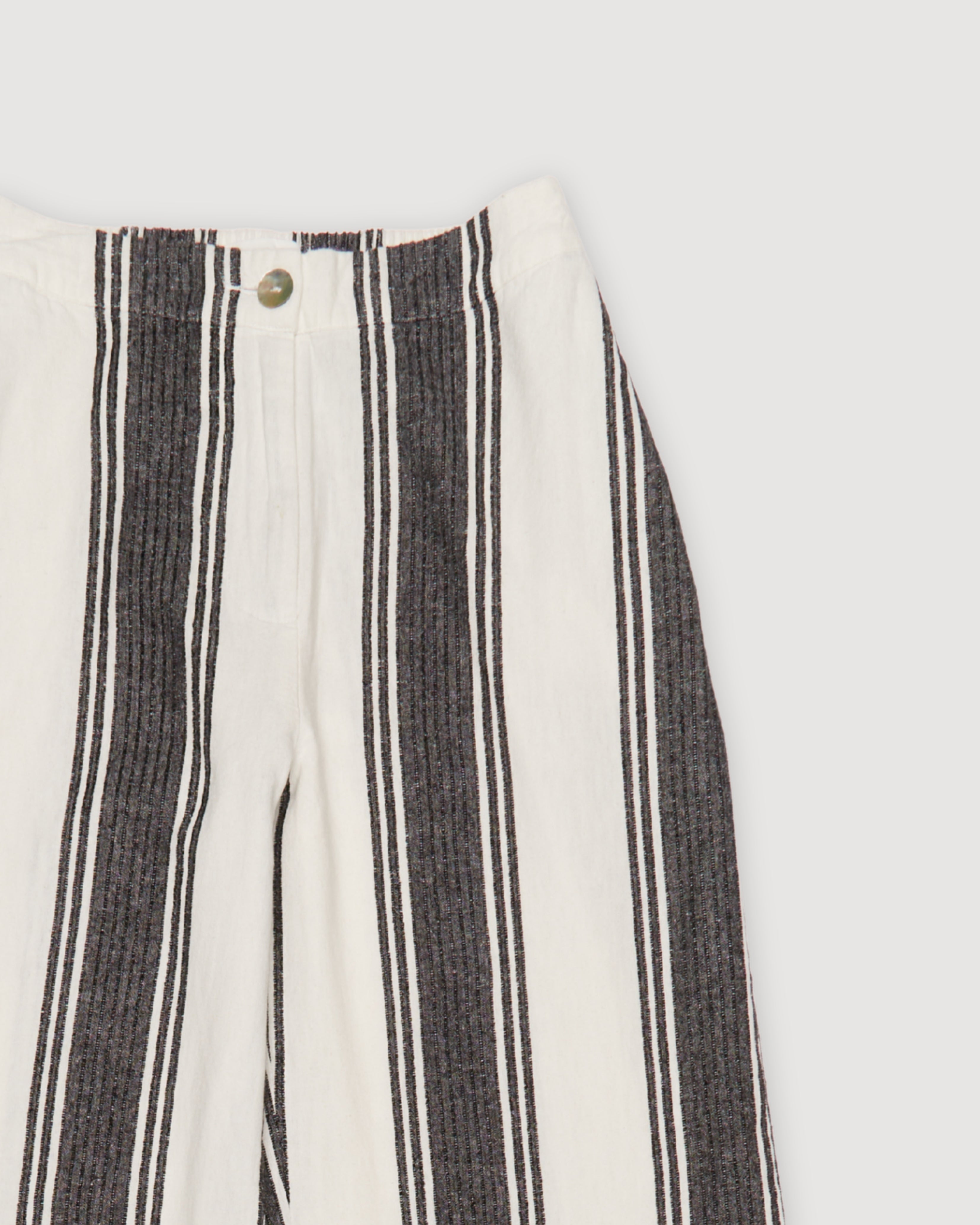 Re Worn Linen Blend Stripe Pants - Comfortable Casual Trousers for Women | Perfect for Summer, Beach & Boho Style Outfits