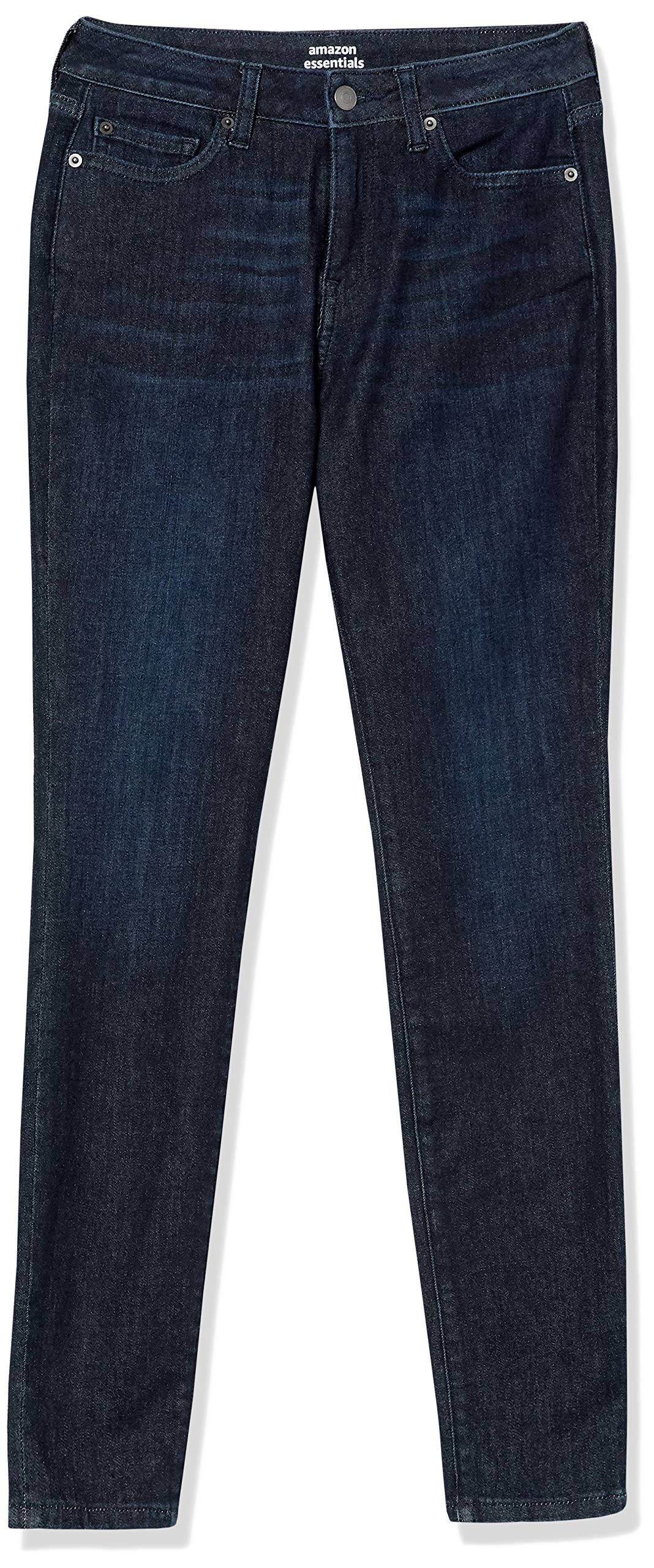 Amazon Essentials Women's Mid Rise Curvy Skinny Jeans - Stretch Denim Pants for Casual Wear & Everyday Comfort