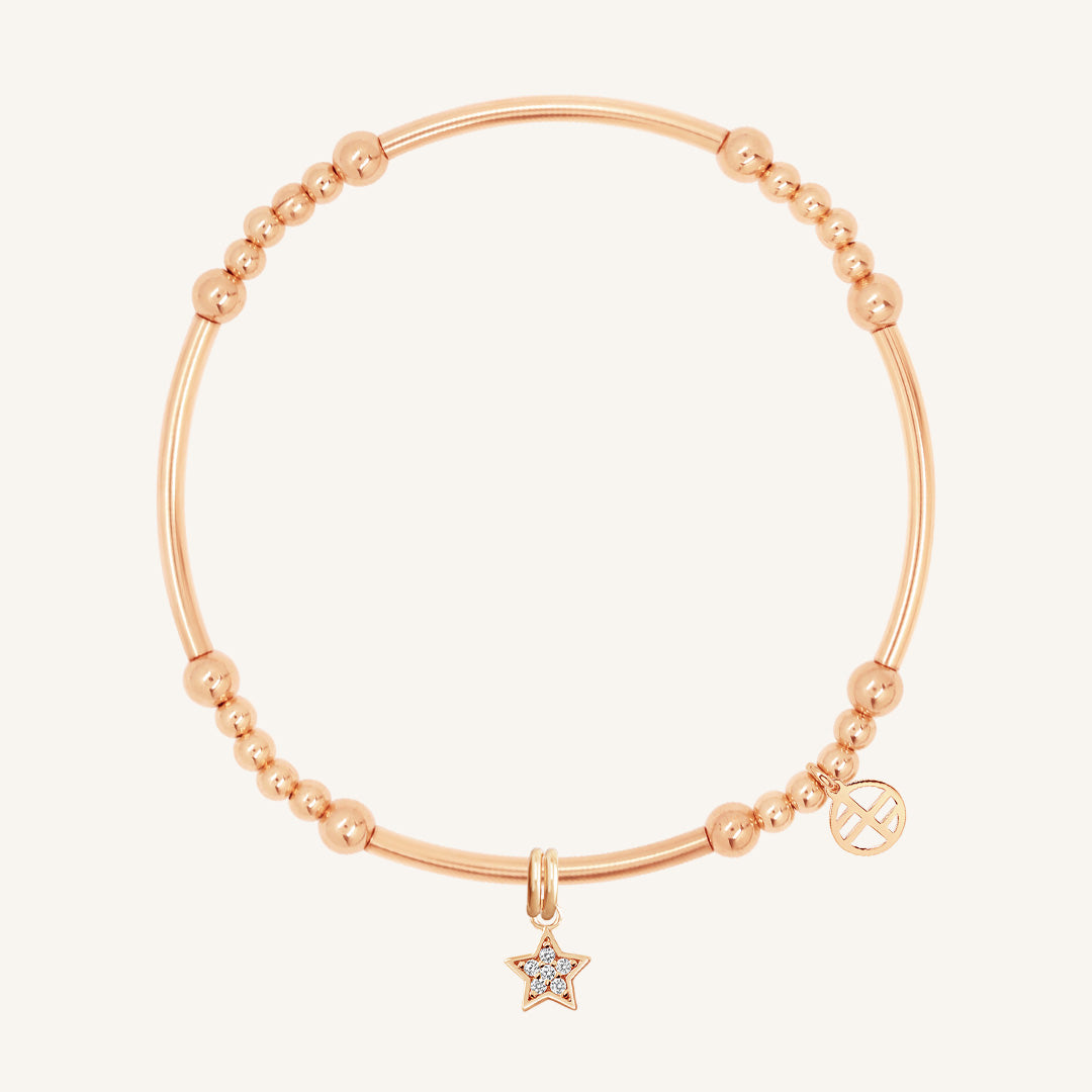 Lucky Star Charm Bracelet for Women - Elegant Adjustable Zodiac Jewelry Gift for Birthday, Anniversary & Everyday Wear - Perfect for Boho, Casual & Party Outfits
