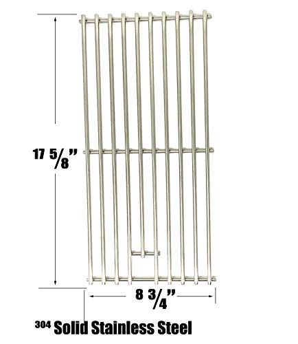 Stainless Steel Replacement Cooking Grids for Master Forge SH3118B & Kenmore 640-05057386-4 Gas Grills - Compatible with Models 90118, 148.16656010, 148.2368231 - Perfect for Backyard BBQs, Camping & Outdoor Cooking - Sold Individually