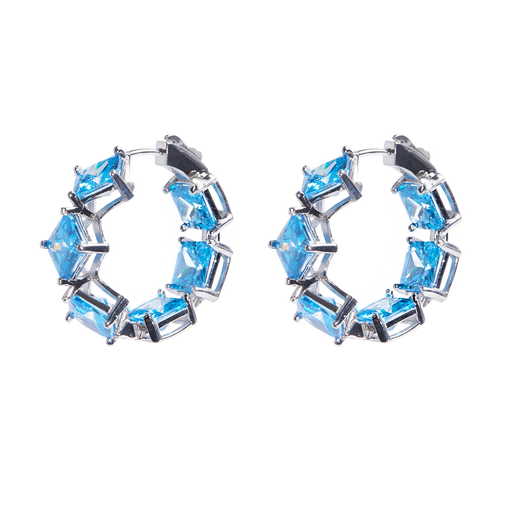 Cherry Hoop Earrings for Women - Dainty Gold Hoops, Hypoallergenic Stud Earrings for Sensitive Ears | Perfect for Everyday Wear, Parties & Gifts