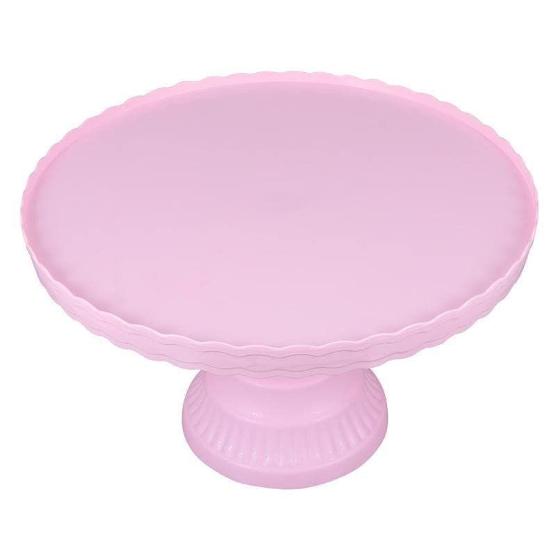 1-Tier Elegant Cake Stand for Birthday, Wedding & Party - High Foot Cake Display Plate, Cupcake Storage Stand - Perfect for Dessert Tables, Buffets & Home Decor (Color: A)