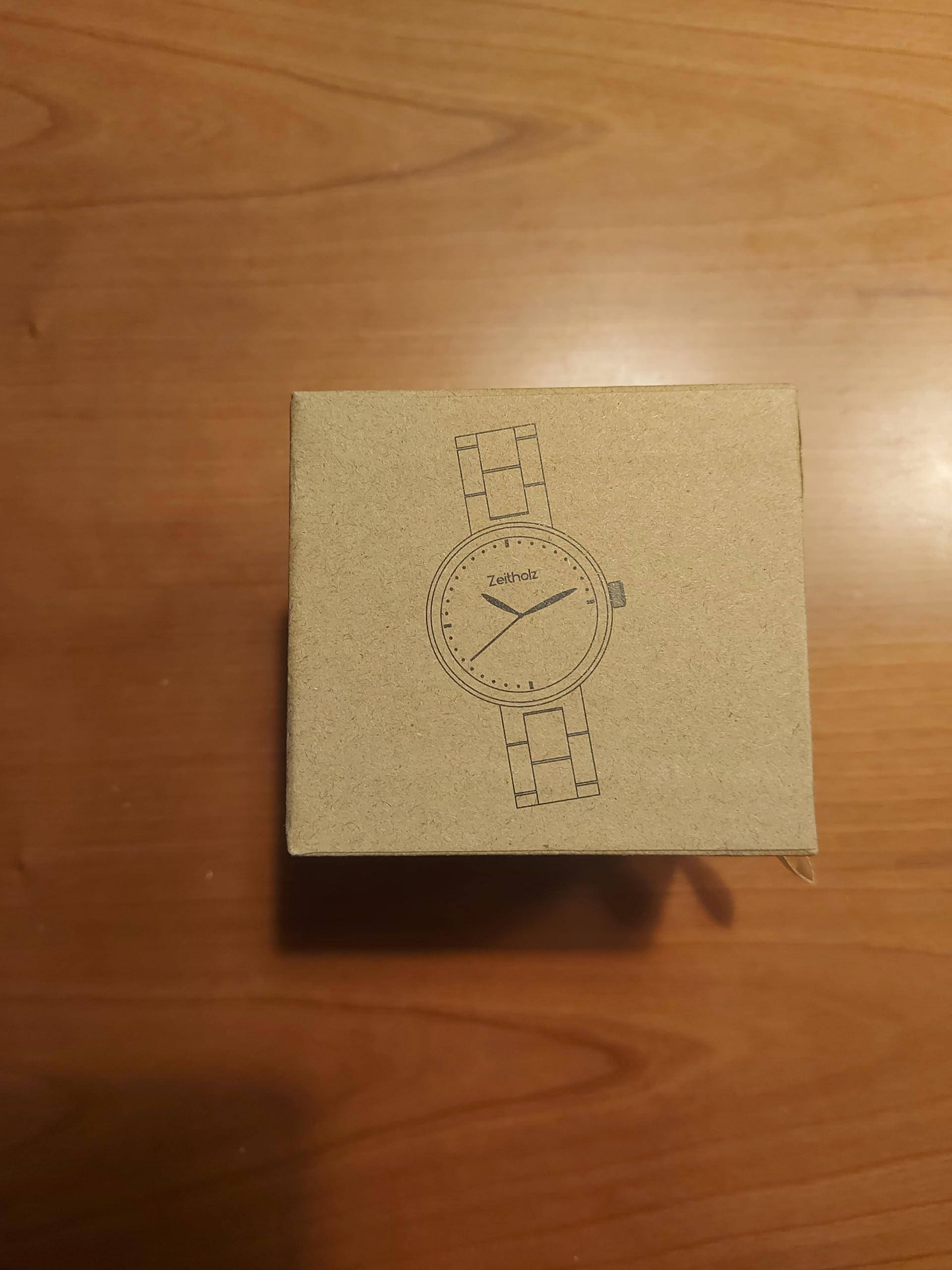 Zeitholz Men's Wooden Watch - 42mm Big Face Analog Wood Watch with Japanese Quartz Movement - 100% Natural Wood - Perfect Gift for Him - Ideal for Casual Wear, Outdoor Adventures & Special Occasions