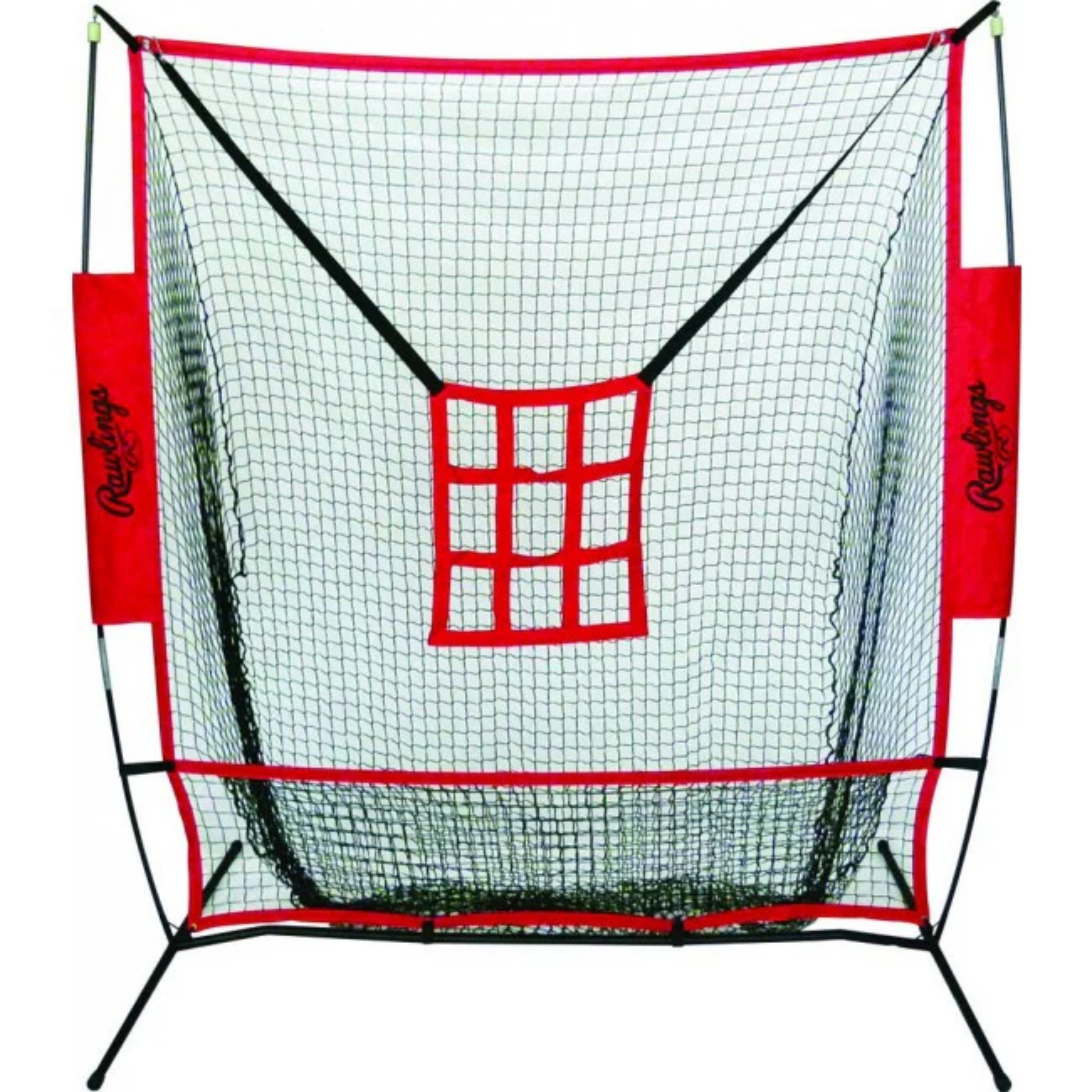 Rawlings Pro Style 7ft Baseball Practice Net for Hitting & Pitching – Perfect for Backyard, Training & Team Drills