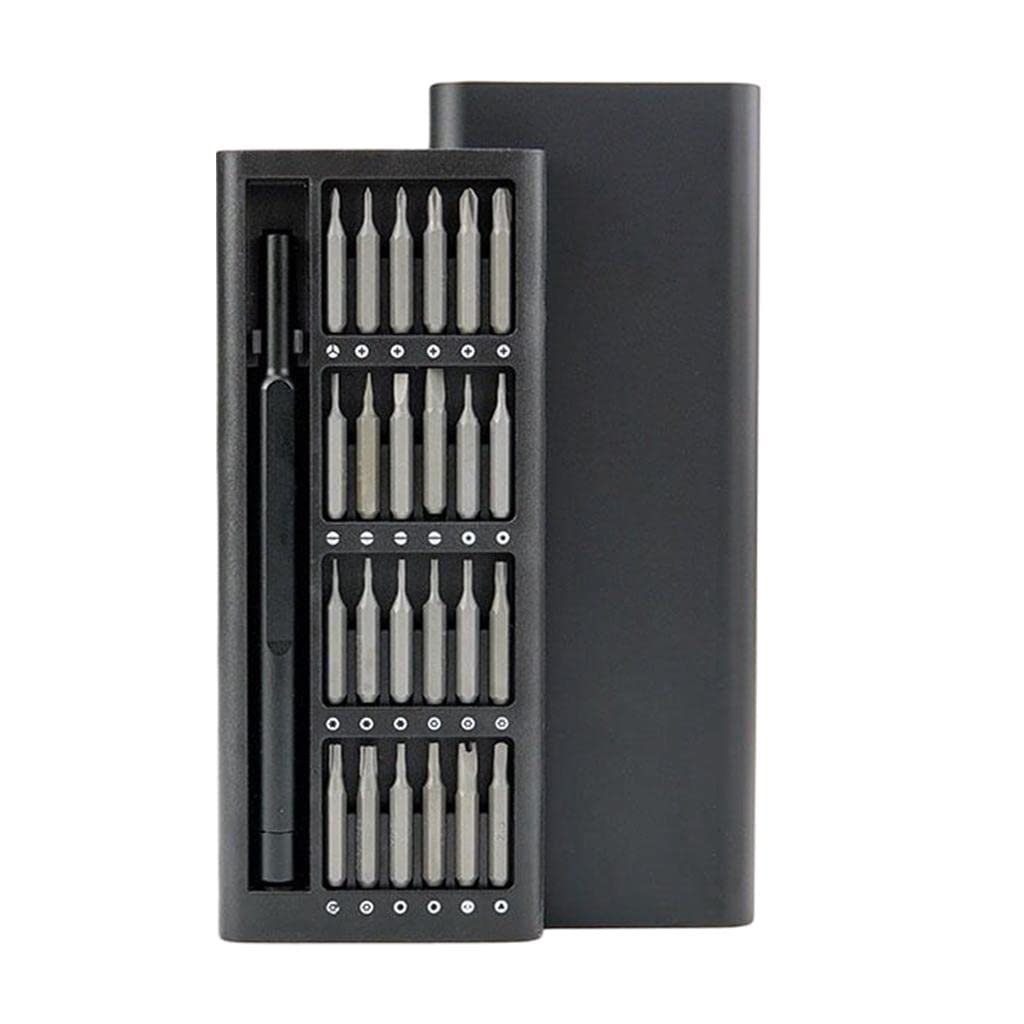 Jojomis 24-Piece Multi-Functional Steel Screwdriver Set with Impact Drill Driver Bits - Professional DIY Repair Kit for Phones, Laptops & Electronics - Includes Durable Storage Box - Perfect for Home Repairs, Tech Maintenance & DIY Projects