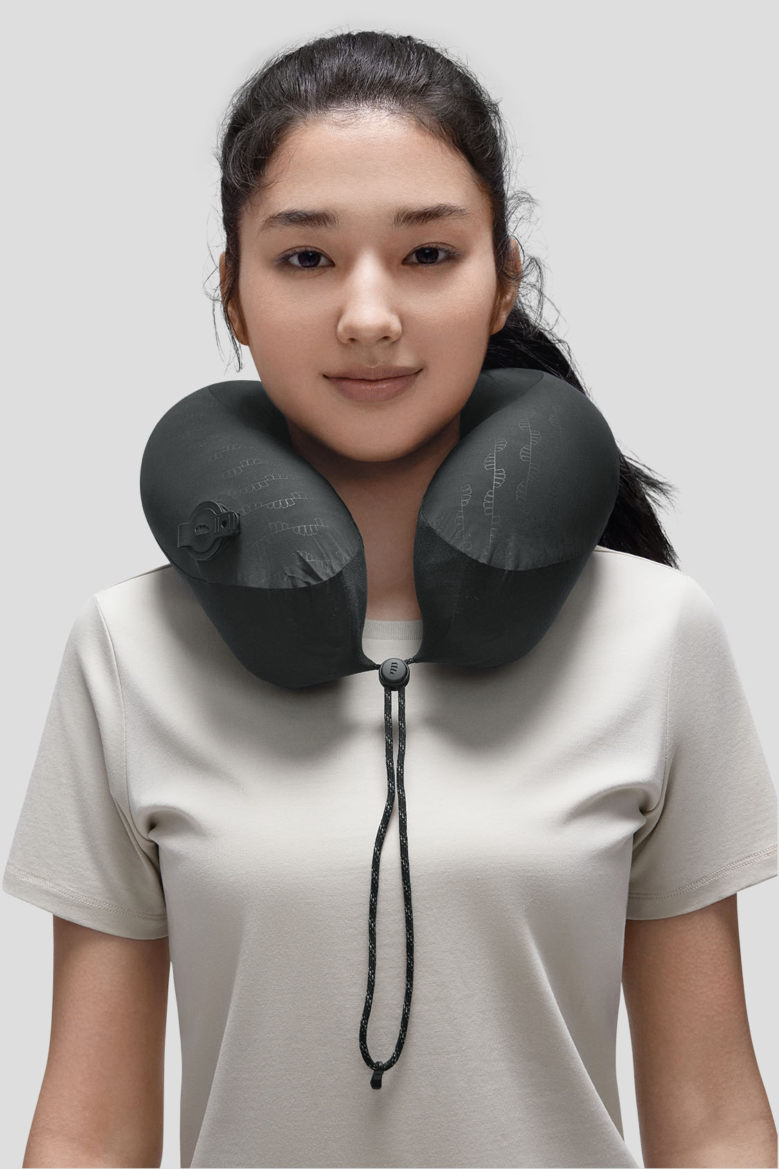 OnTheGo Full Support Travel Pillow - Comfortable Neck Support for Airplane, Car & Office - Perfect for Long Flights, Road Trips & Work Breaks