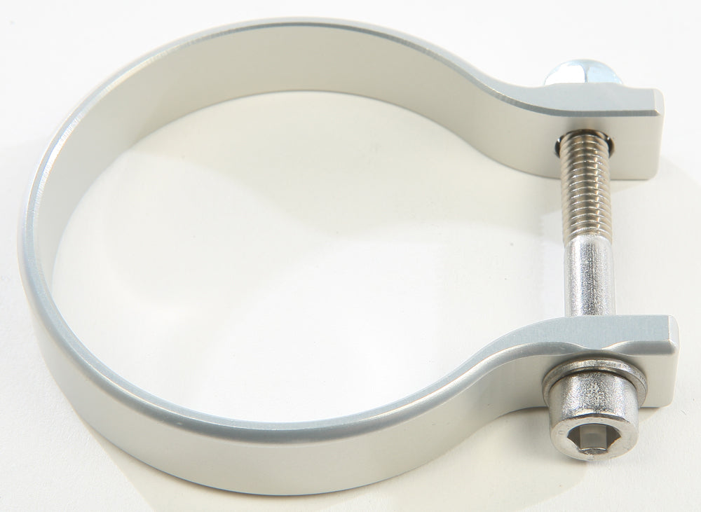 2.25 Inch Silver Strap Clamp - Heavy Duty Hose Clamp for Plumbing, Automotive, and DIY Projects