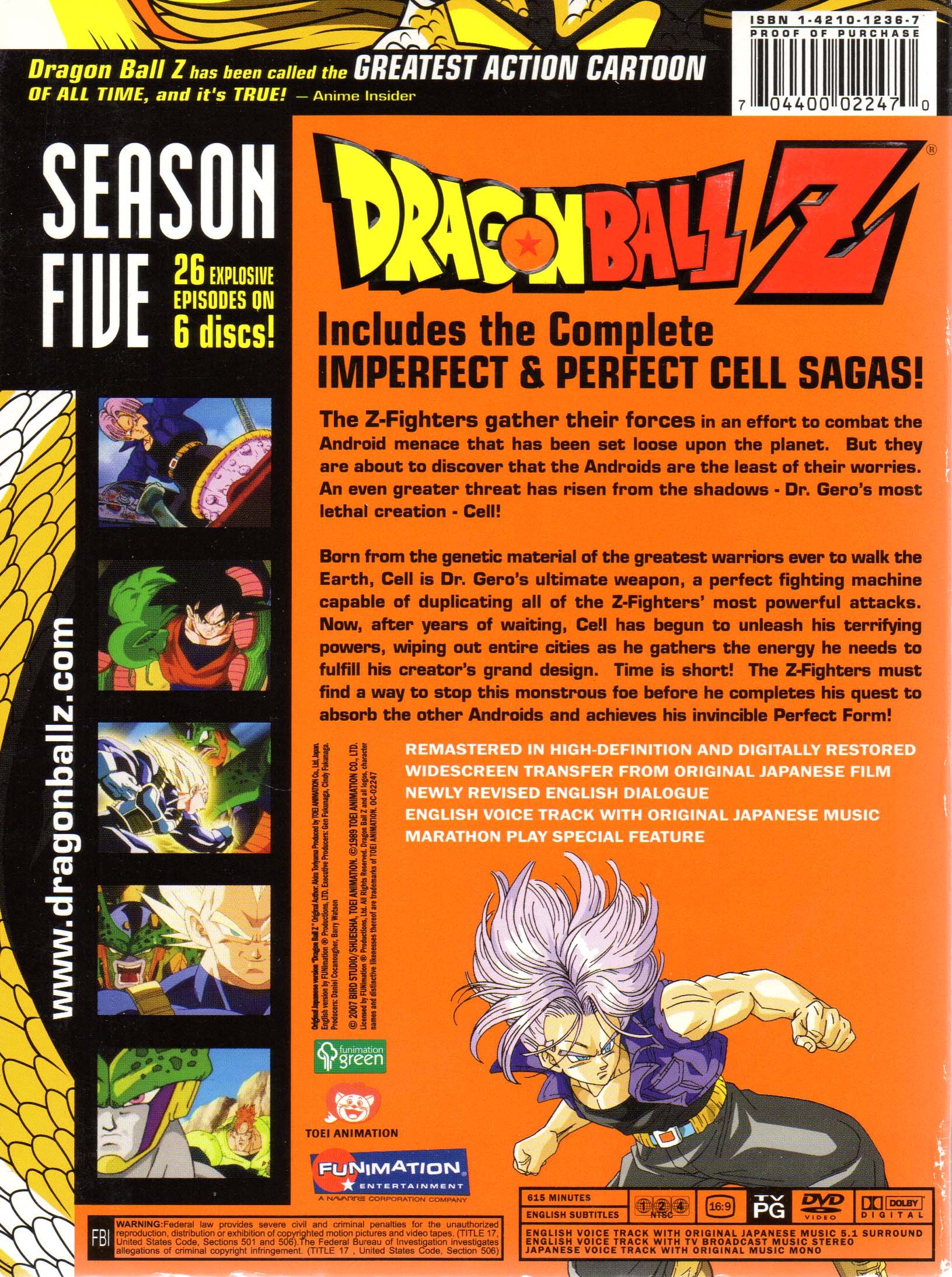 Dragon Ball Z Complete Seasons 1-9 DVD Box Set - Anime Action Series for Collectors & Fans | Perfect for Binge-Watching & Gift Giving