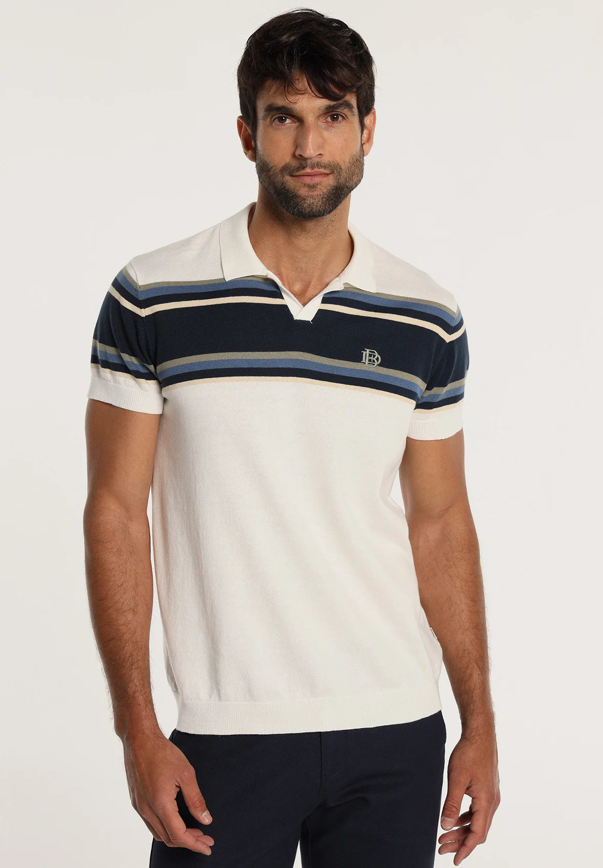 Premium Bendorff Knit Cotton Polo Shirt for Men - Comfortable & Breathable Casual Wear - Perfect for Golf, Office & Everyday Outfits