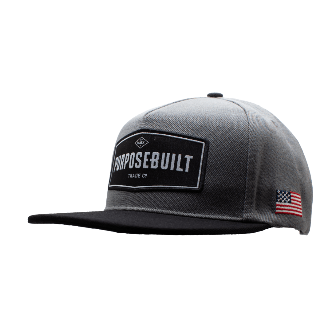Premium The Established Hat in Grey & Black - Stylish Unisex Baseball Cap for Outdoor, Casual & Streetwear Fashion