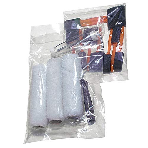 2 Inch Open End Poly Bags with Flat Bottom - Standard Bag Features for Packaging, Shipping & Storage | Ideal for Retail, Food Service & Small Parts Organization