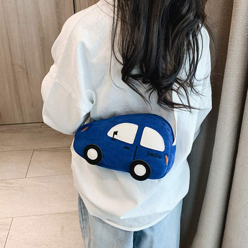 VALICLUD Kids Crossbody Bag - Cute Cartoon Cars Mini Messenger Shoulder Purse for Toddler Girls & Boys | Perfect for School, Travel & Playdates
