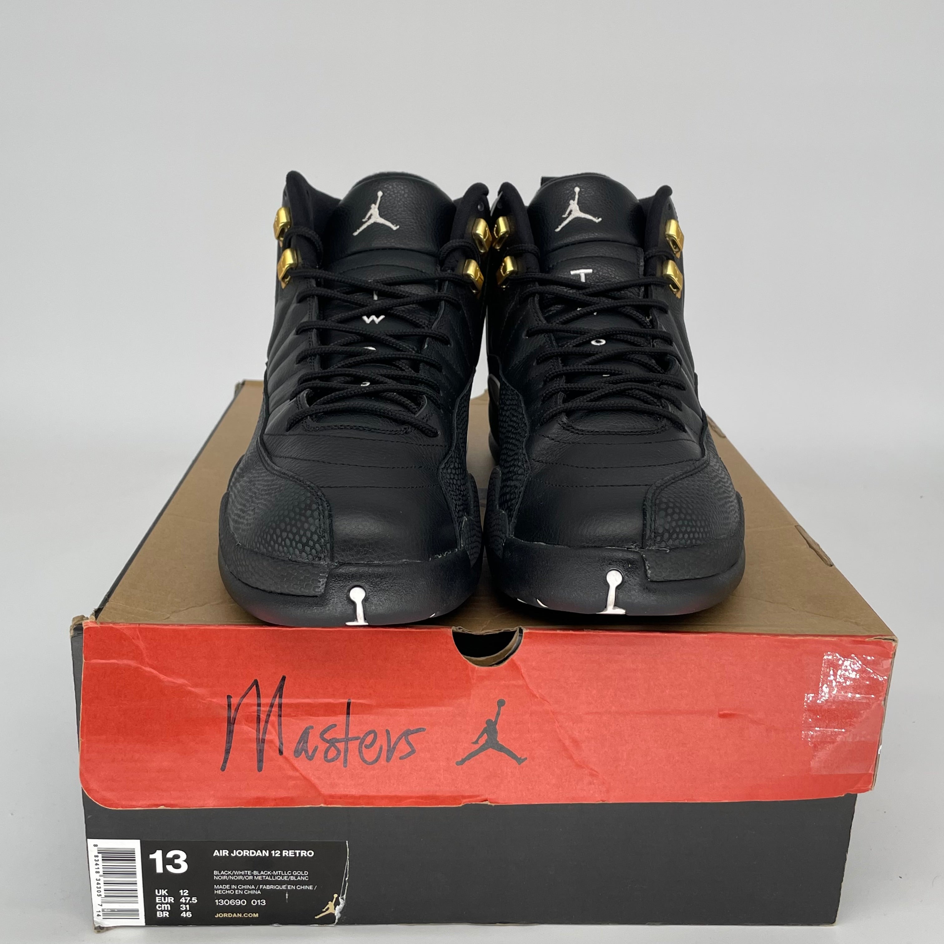AIR JORDAN 12 Retro 'Master' Basketball Shoes - Men's Size 13 (130690-013) - Perfect for Court Play & Streetwear Fashion