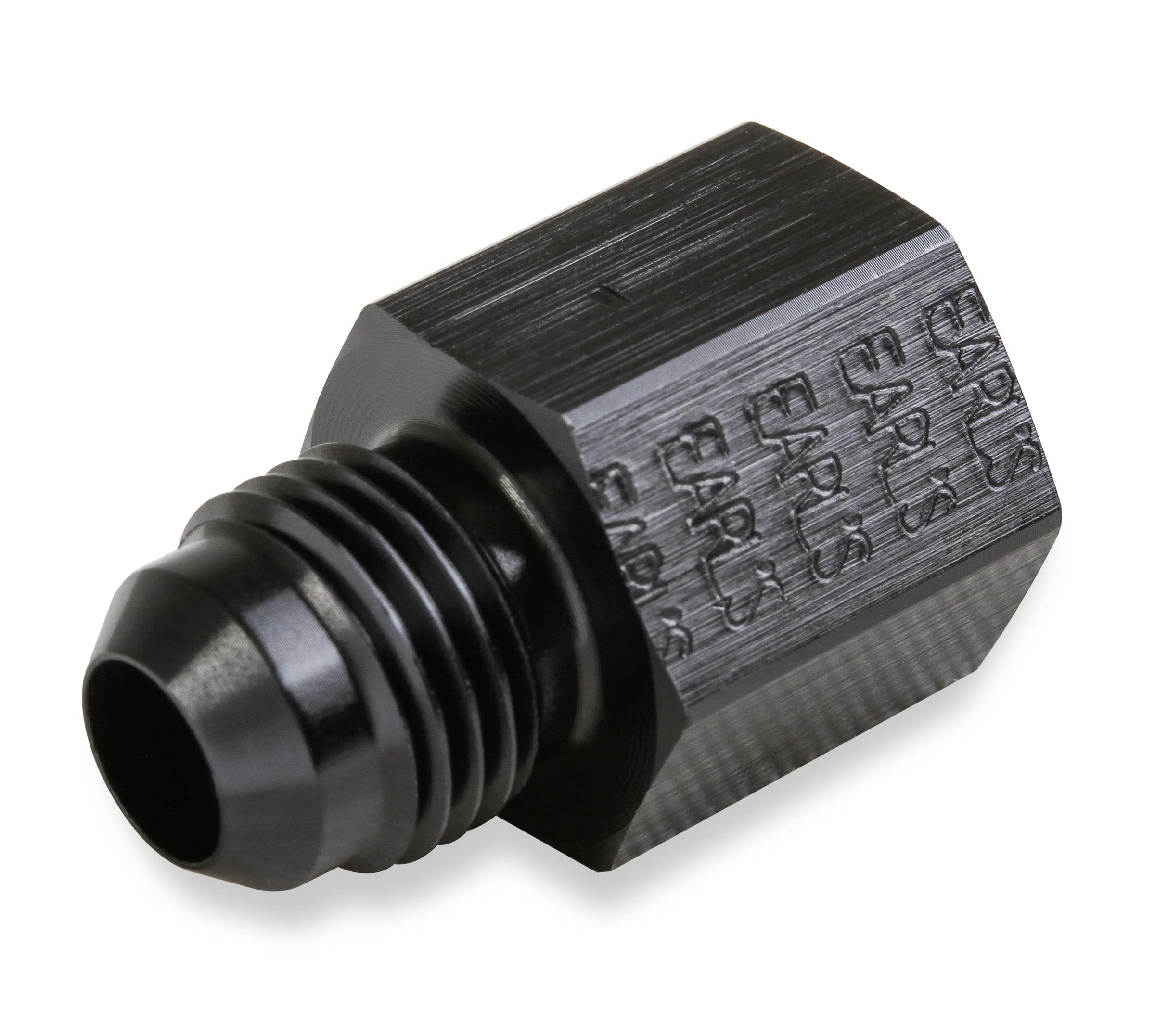Earl's Female 14mm x 1.5 Saginaw Black Power Steering Fitting - Perfect for GM, Chevy, and Ford Performance Upgrades