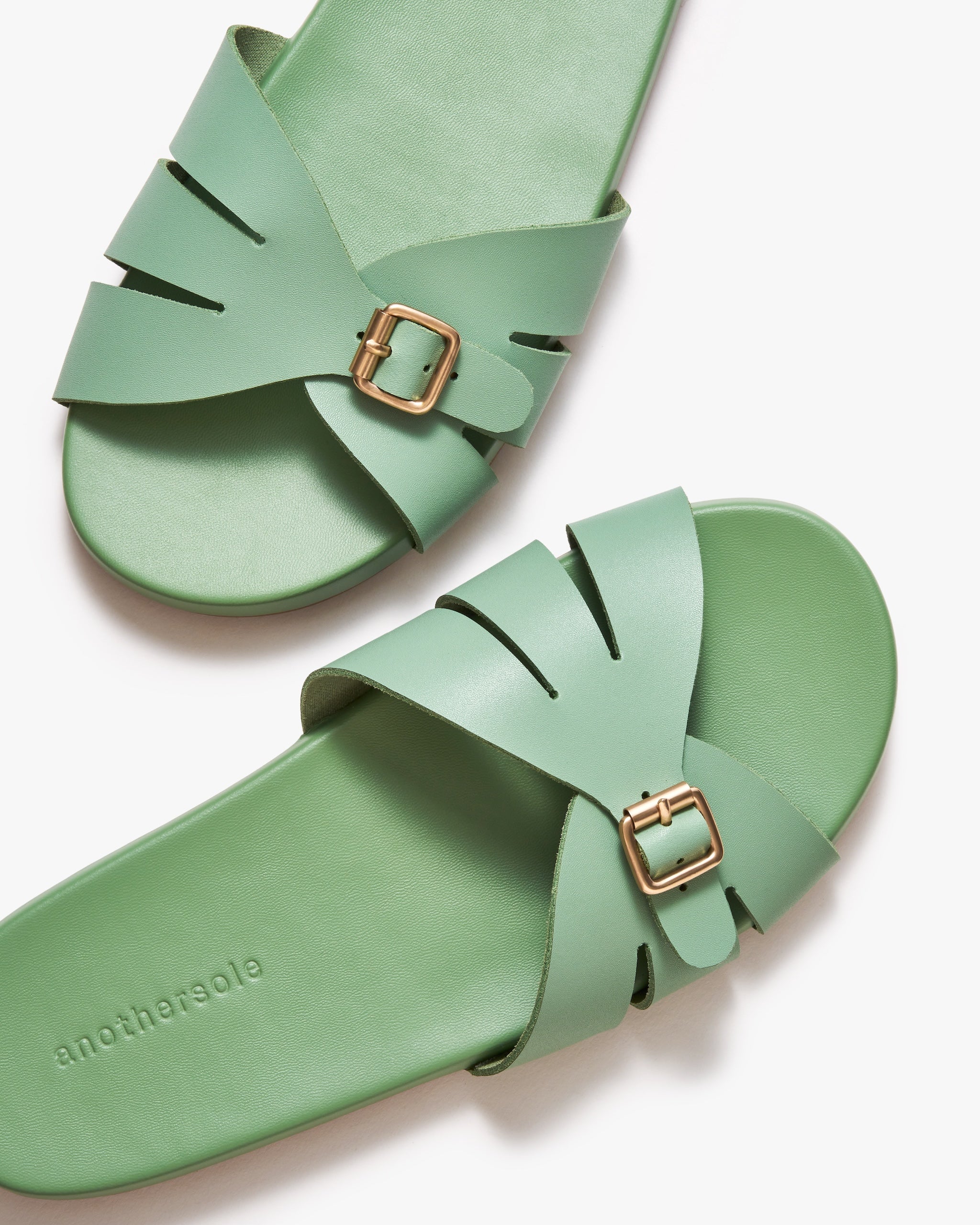 Sunday Slides Fern Green - Comfortable & Stylish Women's Slides for Casual Wear, Beach, Pool & Home Use