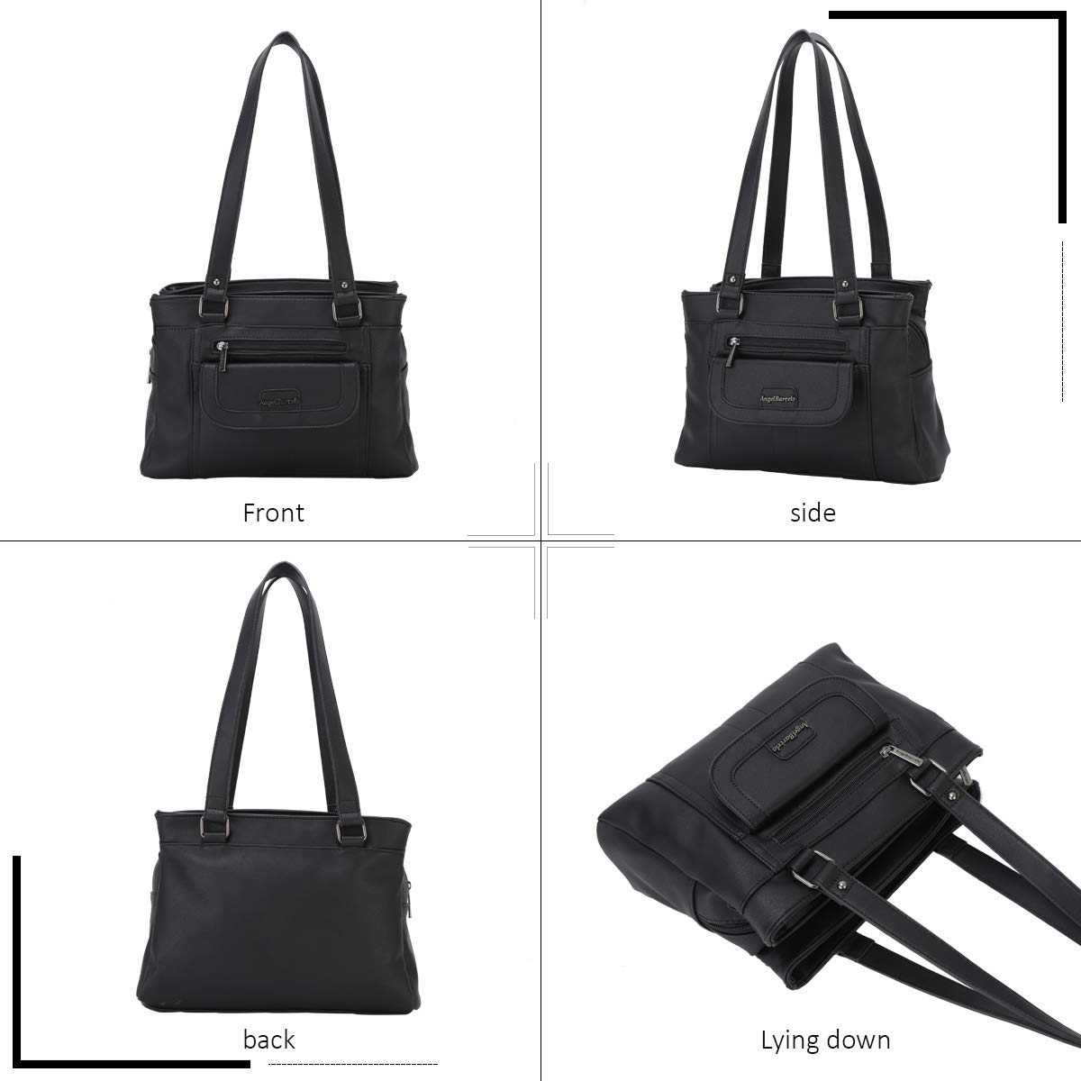 Angel Barcelo Women's Fashion Handbags - Stylish Tote, Shoulder Bag & Top Handle Satchel Purse for Work, Travel & Everyday Use