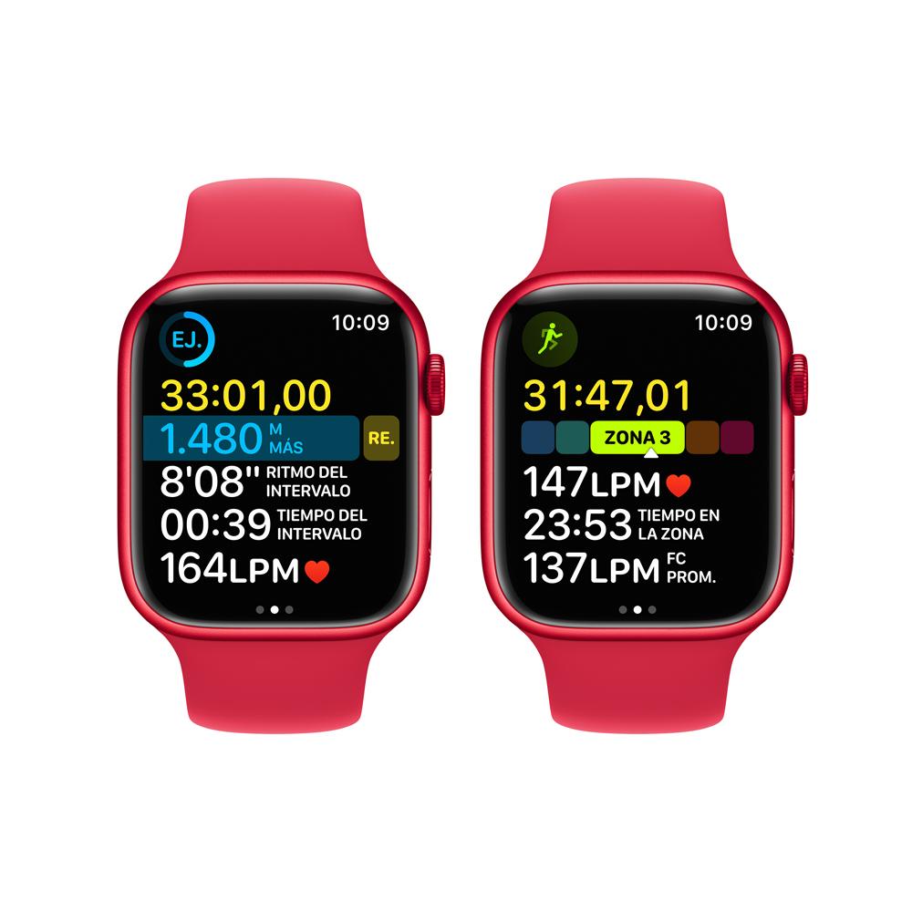 Apple Watch Series 8 (GPS + Cellular) 45mm Aluminum Case (PRODUCT)RED with Sport Band - Perfect for Fitness Tracking, Calls & Smart Notifications