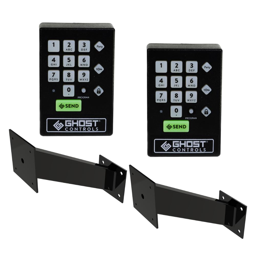 Ghost Controls Premium Wireless Keypad Bundle - Secure Keyless Entry System for Gates & Driveways | Weatherproof & Easy Installation | Ideal for Homes, Farms & Commercial Properties