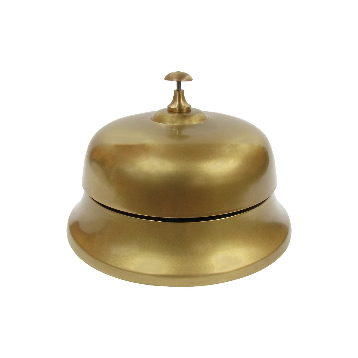 Treasure Gurus Large Solid Brass Hotel Counter Service Desk Bell - Premium Quality for Reception, Front Desk, and Customer Service Counters