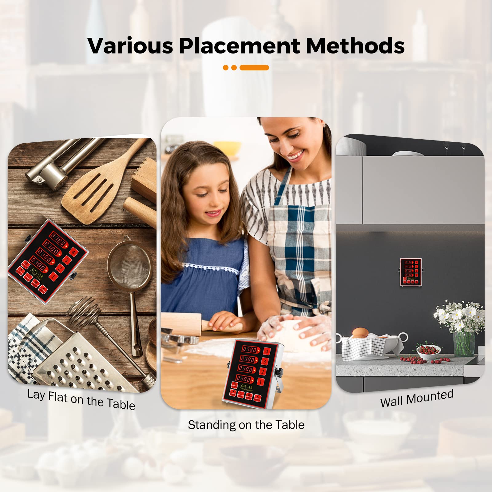 BEAMNOVA 8 Channel + 4 Channel + 6 Channel Digital Kitchen Timer Bundle - Commercial Restaurant Fryer Timer with Multiple Displays for Cooking, Baking & Food Service