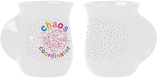 Chaos Coordinator Cozy Cup - Insulated Coffee Mug with Lid for Office, Travel & Home Use - Funny Sarcastic Gift for Busy Professionals