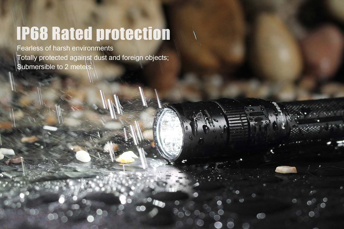 Fenix FD20 Focus Flashlight - High-Powered LED Tactical Flashlight for Camping, Hiking & Emergency Use (Discontinued Model)