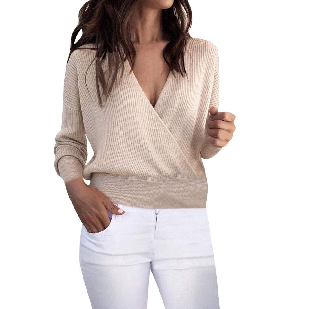 Vedolay Women's Loose Knit Sweaters & Blouses - Short Sleeve Casual Sweatshirts for Spring & Fall | Cozy Office Wear, Weekend Outfits, and Layering Essentials