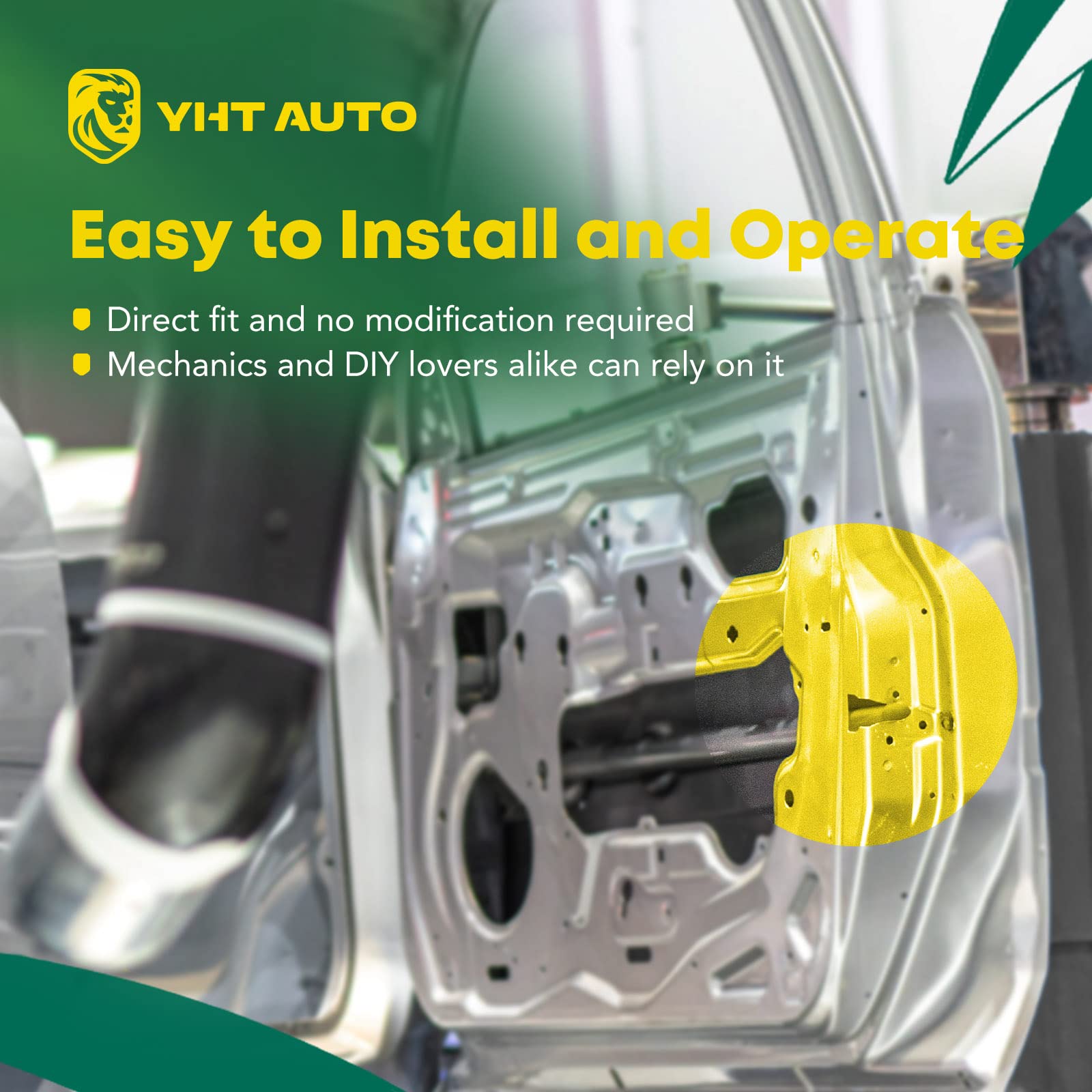 YHTAUTO Power Door Lock Actuator - Left/Right Side Sliding Door Replacement for Chrysler Grand Voyager, Town & Country, Dodge Grand Caravan, Ram C/V - Durable Door Latch Assembly for Smooth Automatic Locking - Perfect for Family Vans and Commercial Vehicles