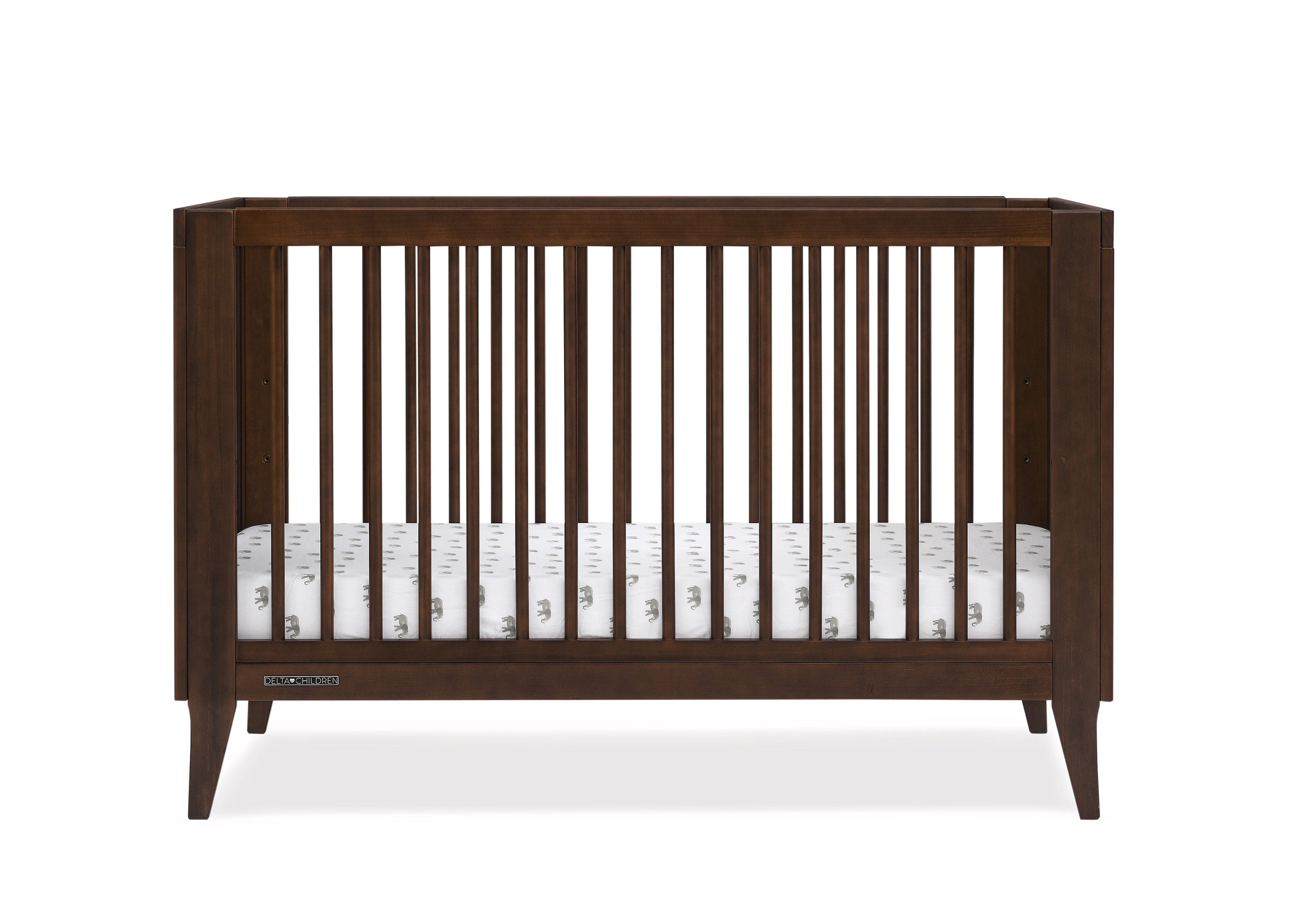 Ollie 4-in-1 Convertible Baby Crib - Toddler Bed, Daybed & Full-Size Bed - Safe & Stylish Nursery Furniture for Newborn to Teen - Perfect for Bedrooms, Daycare & Guest Rooms