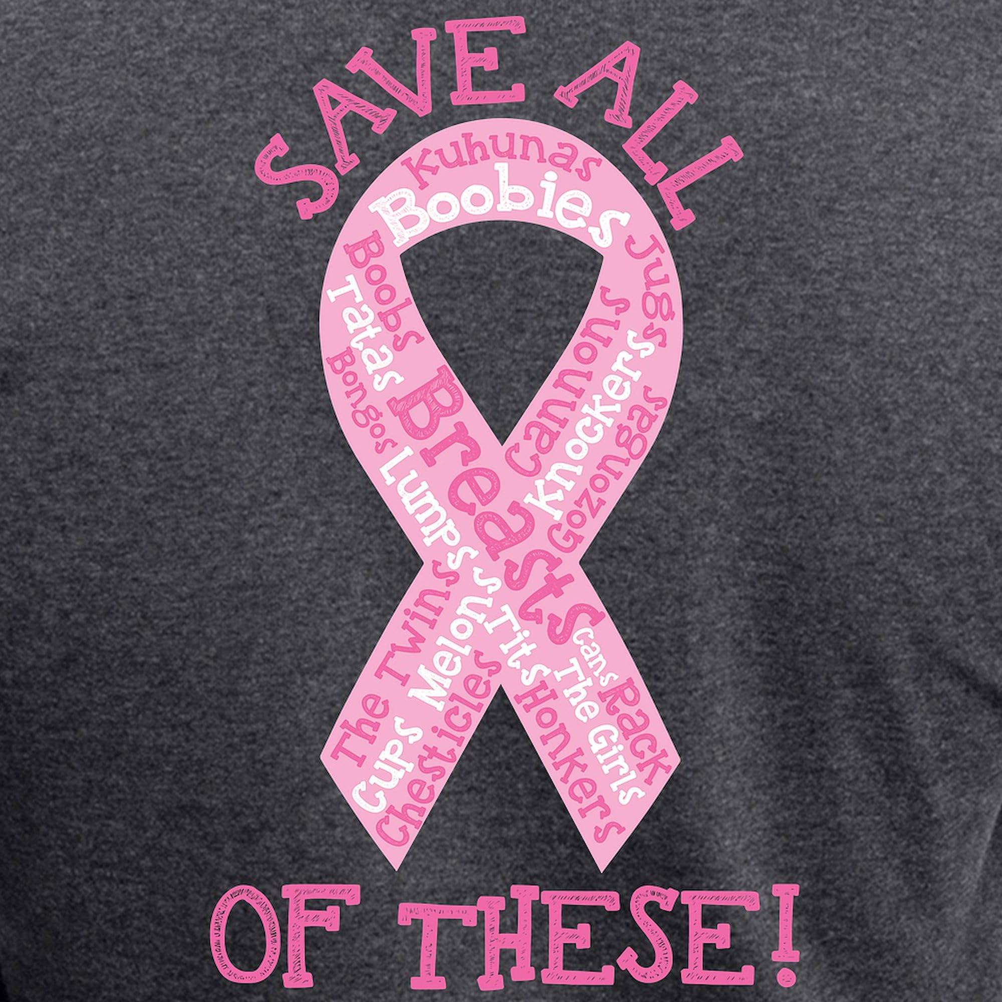 Breast Cancer Awareness Women's Charcoal Pajama Set - Comfortable & Supportive Sleepwear for Women - Perfect for Fundraising, Survivor Gifts & Awareness Events