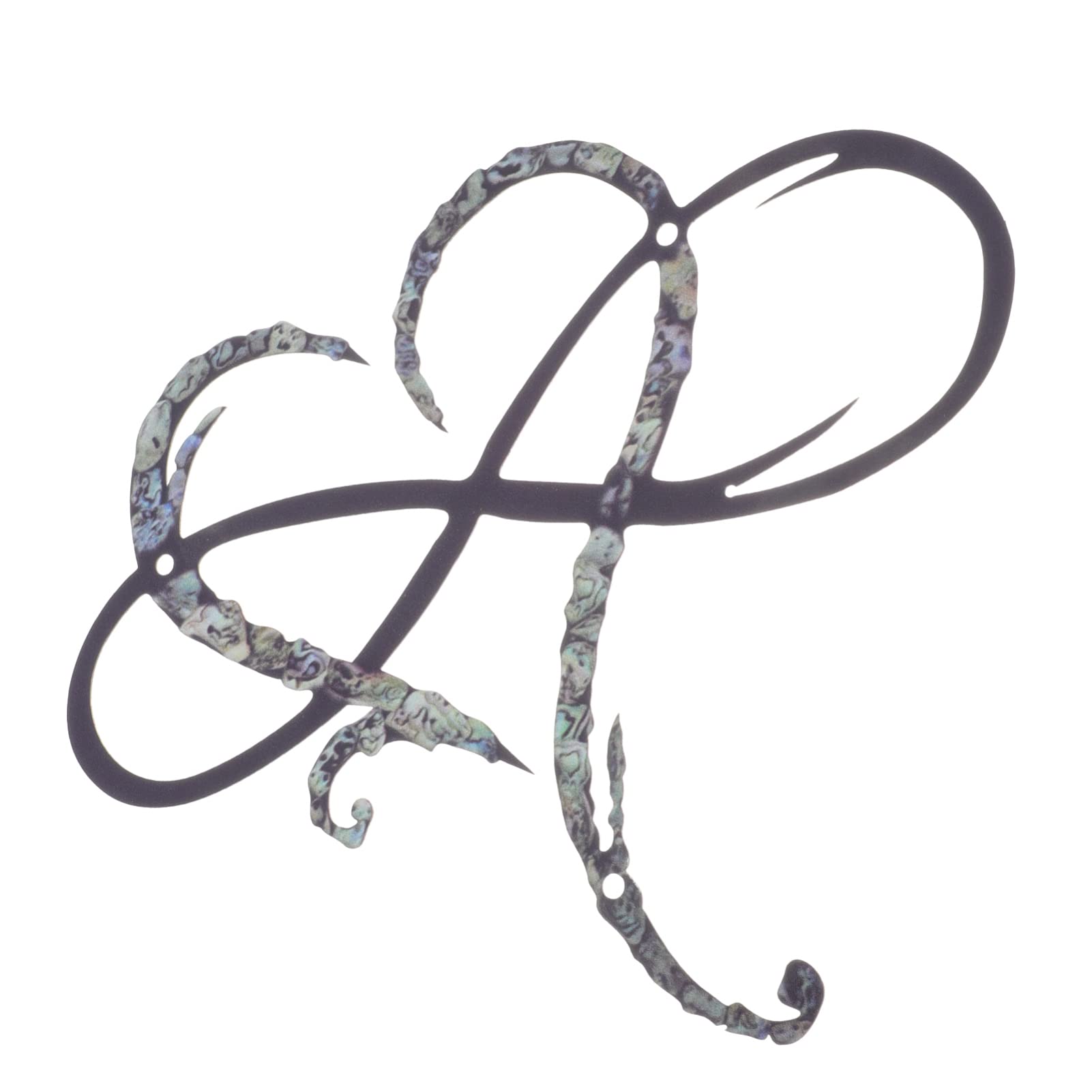LIOOBO Iron Heart Wall Decor - Metal Heart Sculpture Art for Living Room, Bedroom, Home - Romantic Valentine's Day Gift & Rustic Farmhouse Wall Hanging Decor