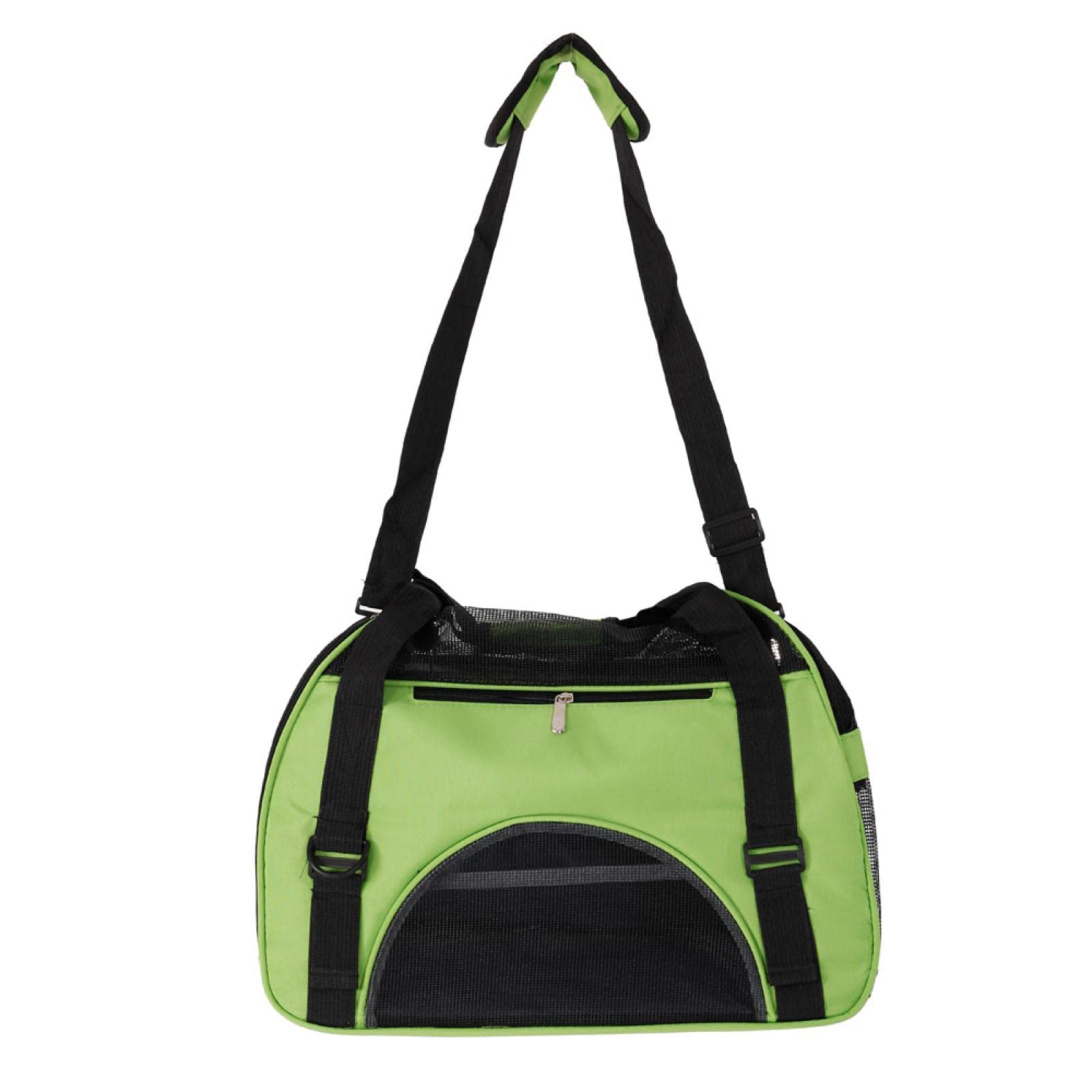 LEADZM Hollow-Out Portable Breathable Waterproof Pet Carrier Bag - Green | Perfect for Travel, Hiking & Outdoor Adventures with Your Dog or Cat