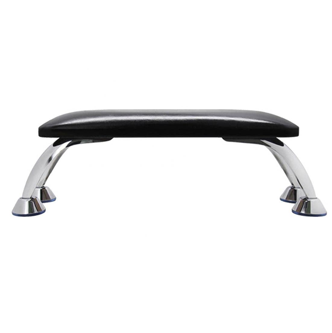 Black Leather Nail Arm Rest Cushion - Soft Manicure Hand Pillow & Arm Rest Stand for Professional Nail Salons & Home Spa Treatments