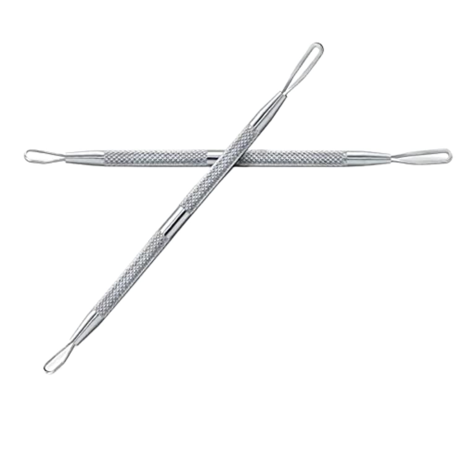 Professional Stainless Steel Blackhead & Whitehead Remover Tool - Double-Sided Pimple Popper for Acne, Blemish & Comedone Extraction - Non-Slip Grip for Safe Skincare - Perfect for Home Facial Care & Teen Acne Treatment