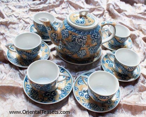 Premium Vietnamese Tea Set - Authentic Ceramic Tea Pot with Cups, Traditional Handcrafted Design for Home & Office Use | Perfect for Gifts, Relaxation & Tea Ceremonies