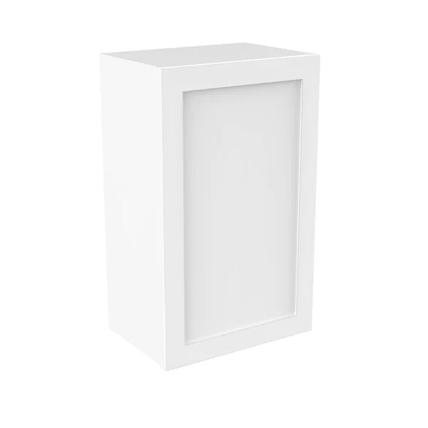 30 Inch Wall Cabinet - 18W x 30H x 12D - Aria White Shaker Style RTA Kitchen Storage - Perfect for Bathroom, Laundry Room & Home Organization
